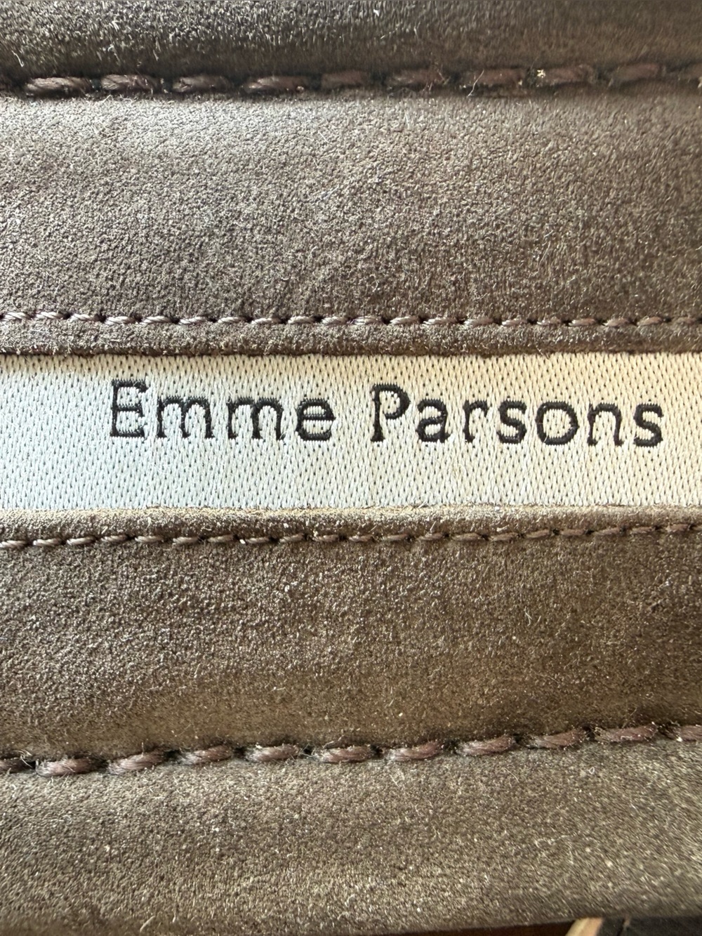 Emme Parsons White Leather Sandals Sz 42/11 - Picture 2 of 5